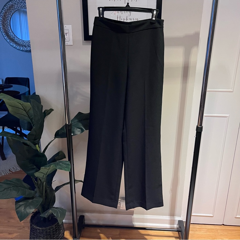 Talbots Black Wide-Leg Dress Pants - Size 2